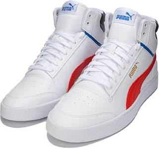 プーマ シャッフル ミッド 白/赤 (Puma Shuffle Mid 白/赤) 380748-03 Lookbook プーマ シャッフル ミッド 白/赤 (Puma Shuffle Mid 白/赤) 380748-03