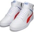 Lookbook Puma Shuffle Mid 'White High Risk Red' 380748-03