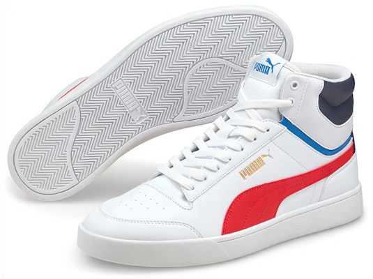 Puma Shuffle Mid 'White High Risk Red' 380748-03 Purchase Puma Shuffle Mid 'White High Risk Red' 380748-03