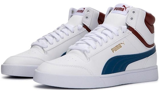 プーマ シャッフル ミッド "ホワイトレイクブルー" 380748-10 Order プーマ シャッフル ミッド "ホワイトレイクブルー" 380748-10