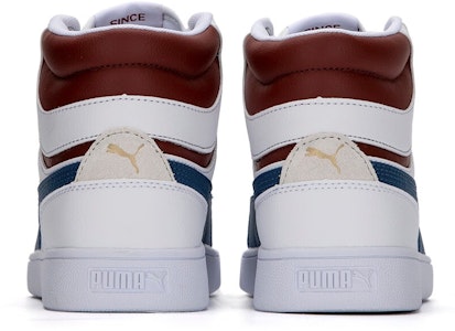 プーマ シャッフル ミッド "ホワイトレイクブルー" 380748-10 Shop プーマ シャッフル ミッド "ホワイトレイクブルー" 380748-10