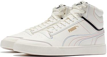 彪馬 Shuffle Mid '白色多縫線' 380748-04 Lookbook 彪馬 Shuffle Mid '白色多縫線' 380748-04