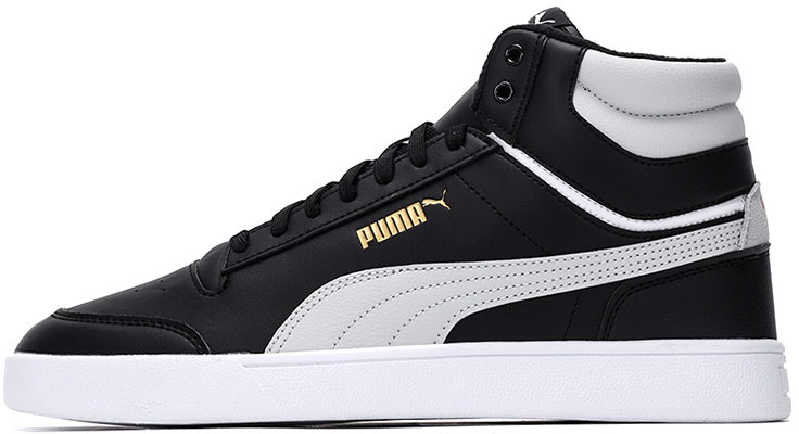 Puma Shuffle Mid WTR 'Black White Team Gold' 385551-02 Buy Puma Shuffle Mid WTR 'Black White Team Gold' 385551-02