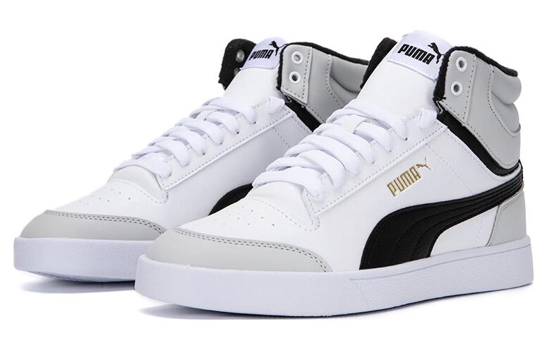 Lookbook Puma Shuffle Mid WTR ''Weiß Schwarz'' 385551-03