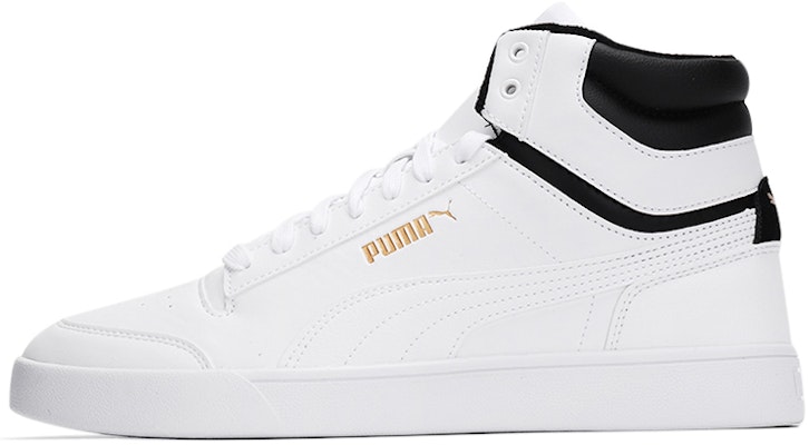 Puma Shuffle Mid WTR 'White Black Team Gold' 385551-01 Buy Puma Shuffle Mid WTR 'White Black Team Gold' 385551-01