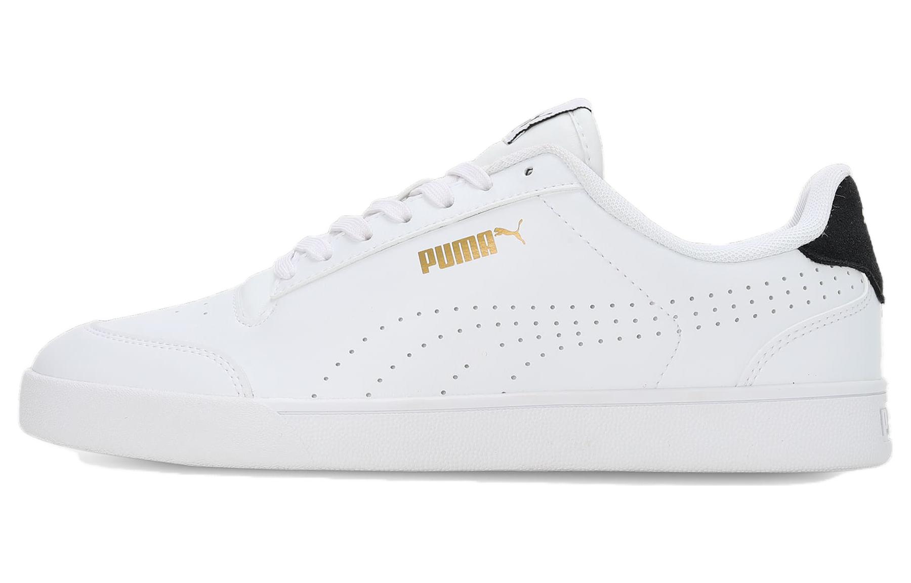 Puma Shuffle Perf 'White Black Gold' 391258-02