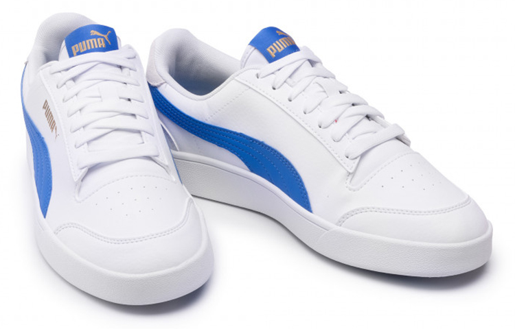 Lookbook Baskets Puma Shuffle Blanc/Bleu 309668-12