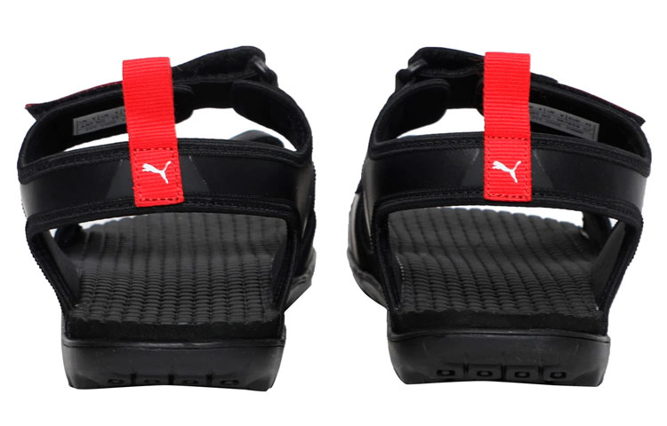 Shop Puma Silicis Nu Idp Sandali Nero/Rosso 367659-07