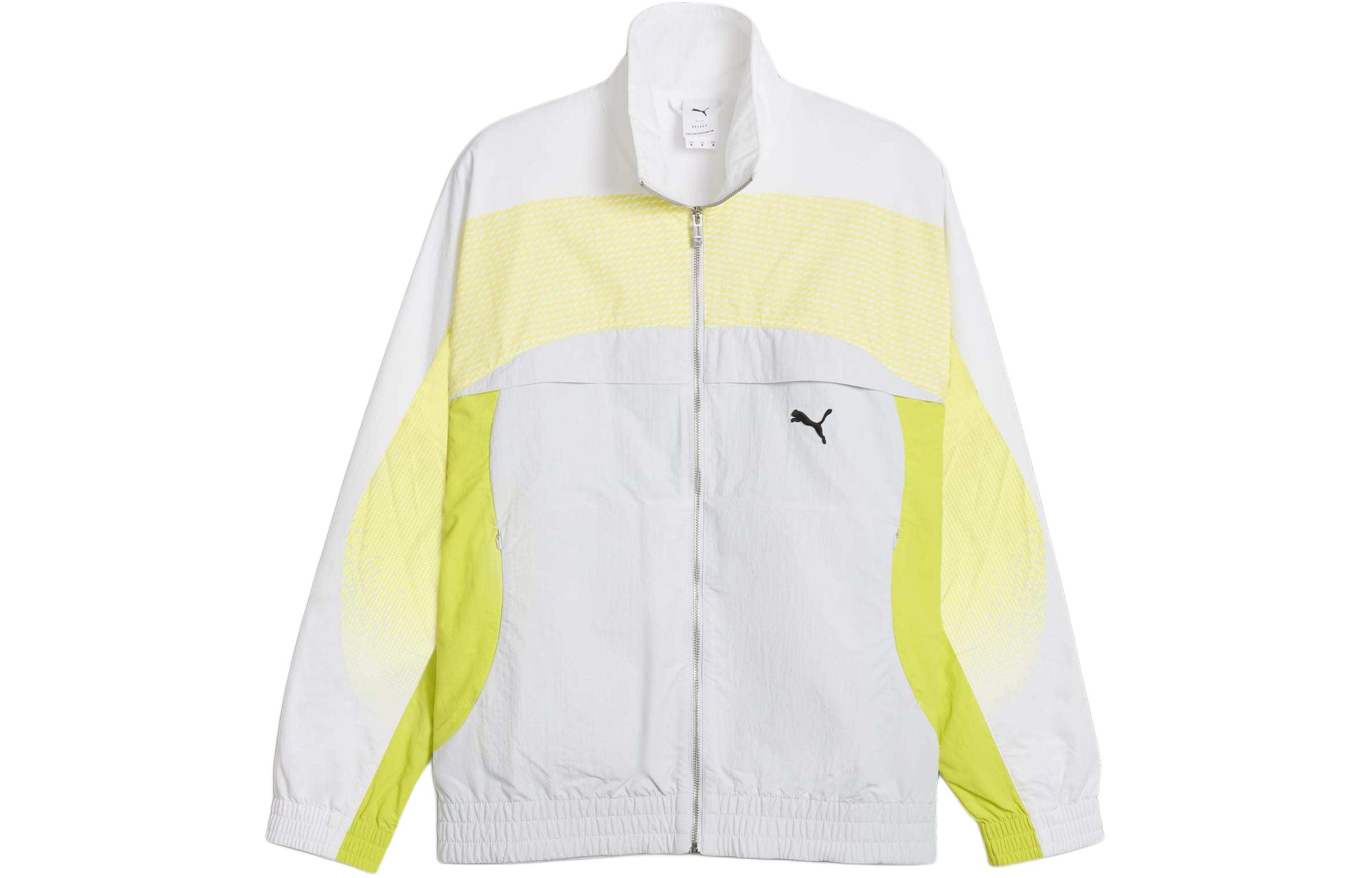 Puma Silver Logo Stand Collar Breathable Jacket 624039-42