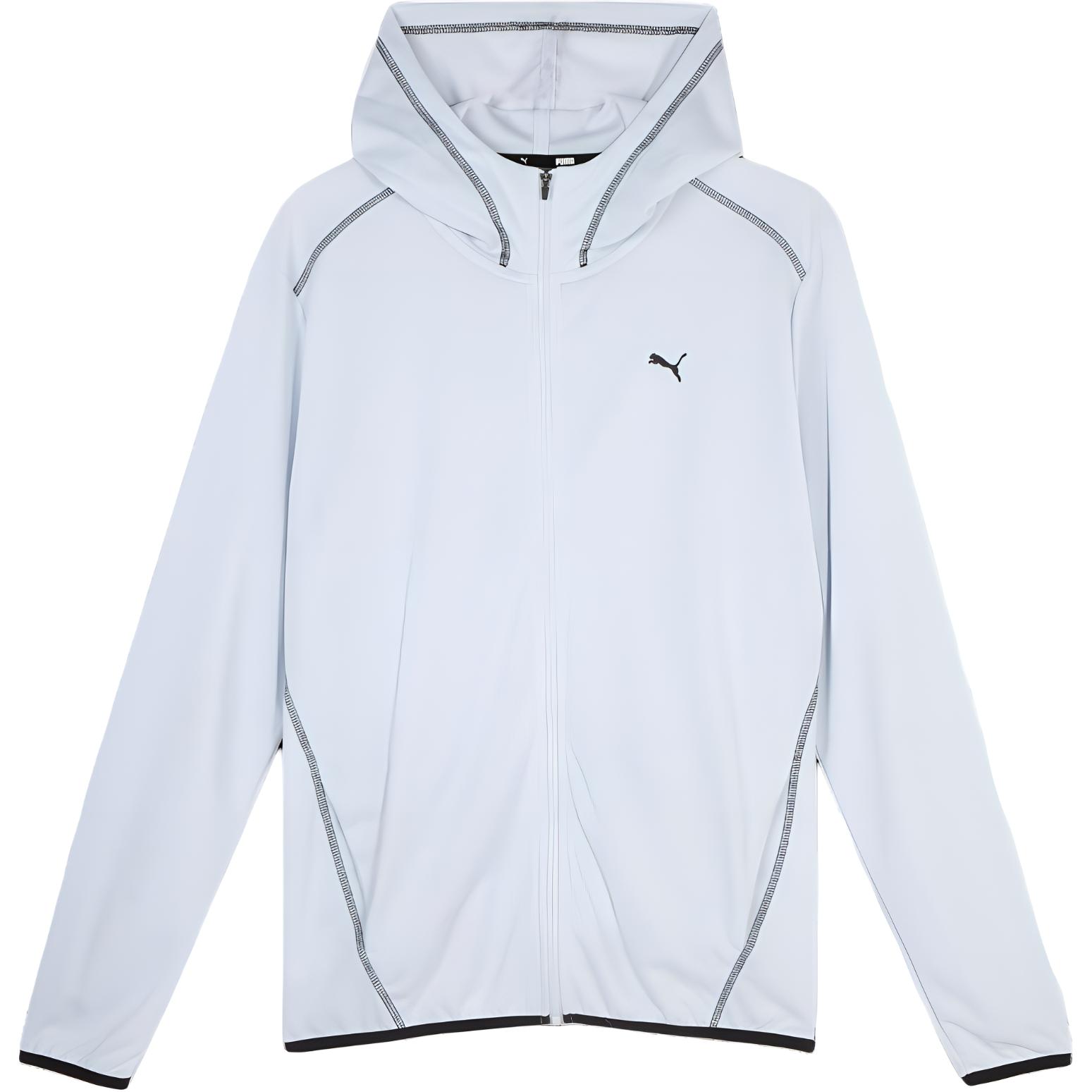 Puma Silver Sports Raglan Zip-Up Hooded Jacket 683052-42