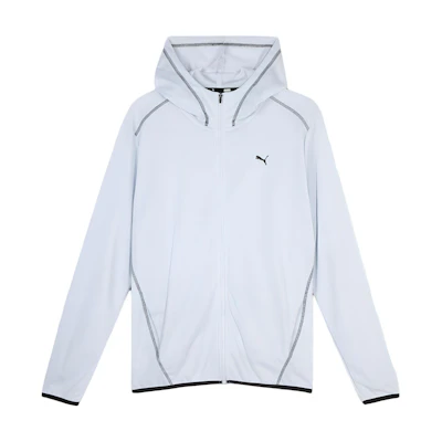 Puma Silver Sports Raglan Zip-Up Hooded Jacket 683052-42