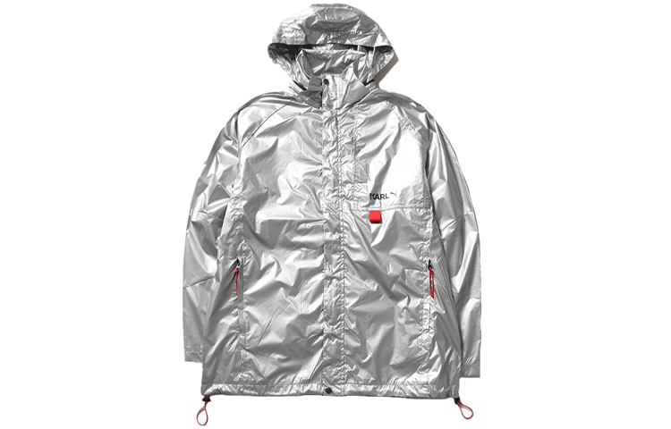 Puma Silver Zip Woven Loose Fit Hoodie Jacket 595679-01