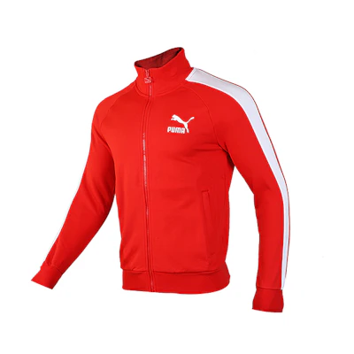 Puma Simple Casual Stand Collar Jacket - Bright Red 595976-11