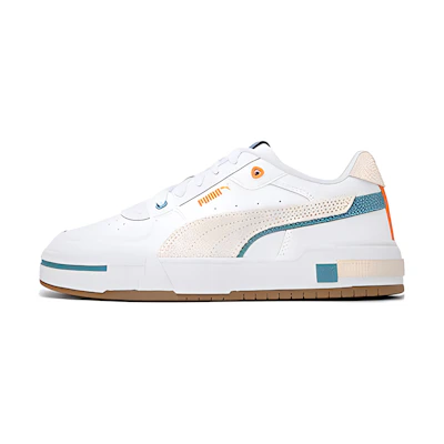 Puma Skate Shoes 'White Brown Green'
