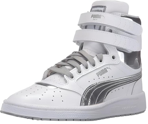 Puma Sky Ii Hi Fg Foil Puma White Puma Silver 362830-01 Buy Puma Sky Ii Hi Fg Foil Puma White Puma Silver 362830-01