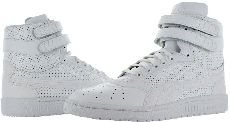 プーマ スカイII ハイ モノテクスチャ 白/灰紫 361867-01 Lookbook プーマ スカイII ハイ モノテクスチャ 白/灰紫 361867-01