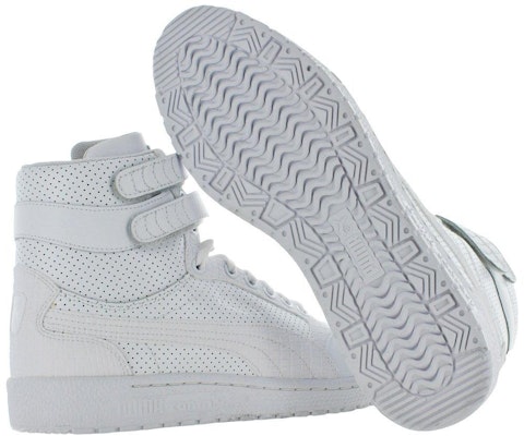 プーマ スカイII ハイ モノテクスチャ 白/灰紫 361867-01 Purchase プーマ スカイII ハイ モノテクスチャ 白/灰紫 361867-01