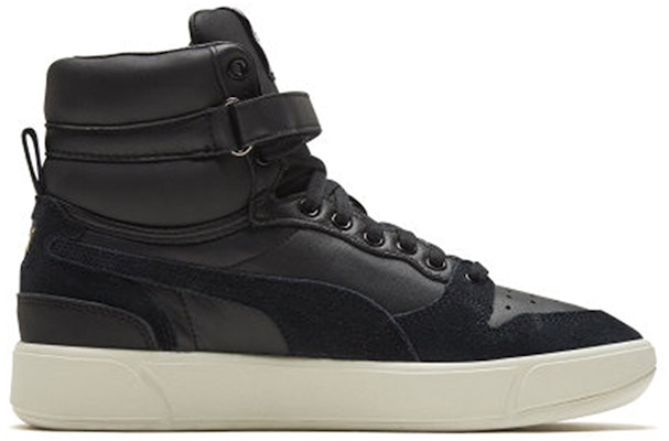 PUMA Sky LX Lux 耐磨 高幫 板鞋 男女同款 黑色 Order PUMA Sky LX Lux 耐磨 高幫 板鞋 男女同款 黑色