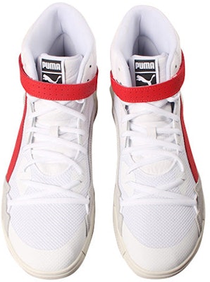 プーマ スカイ モダン 白/赤 (Puma スカイ モダン シロ/アカ) 194042-03 Shop プーマ スカイ モダン 白/赤 (Puma スカイ モダン シロ/アカ) 194042-03