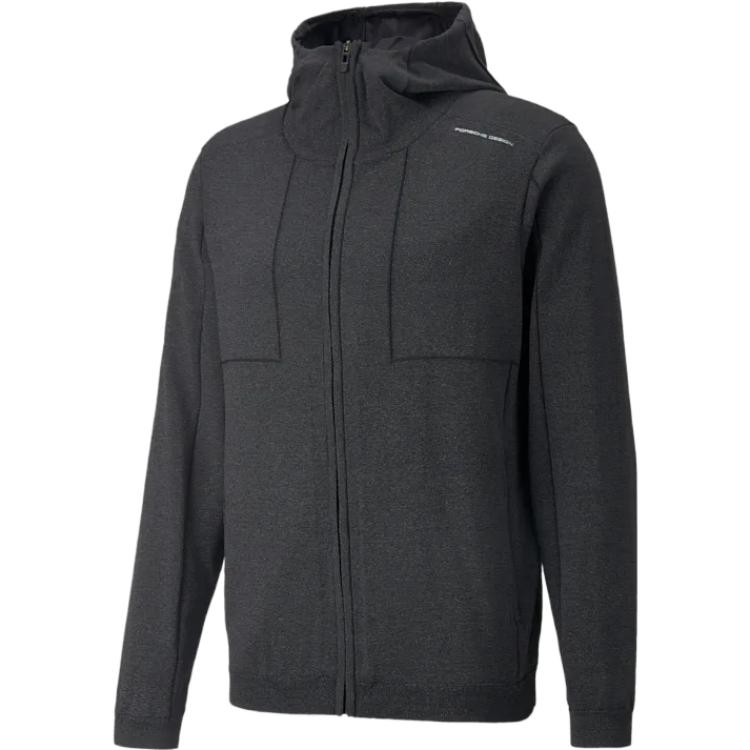 Puma Slim Fit Black Zip-Up Hoodie Jacket 536144-01