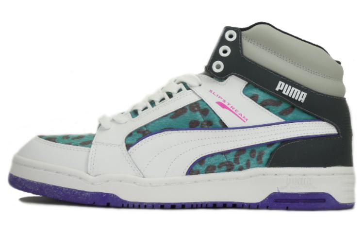 Puma Slipstream Animal Lace Up Mid 'White Fluo Teal' 355648-04
