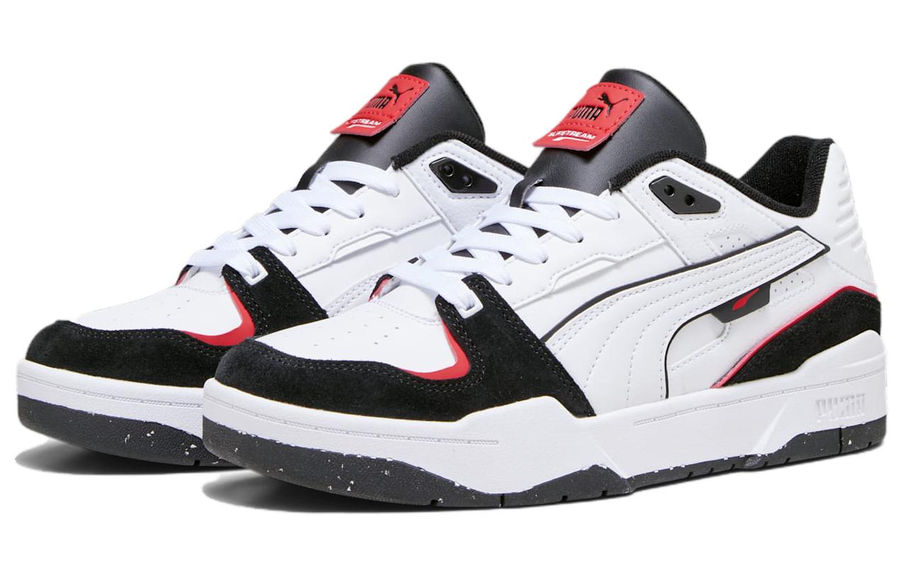 Lookbook Puma Slipstream Basket Mix 'Putih Hitam Merah' 393787-01