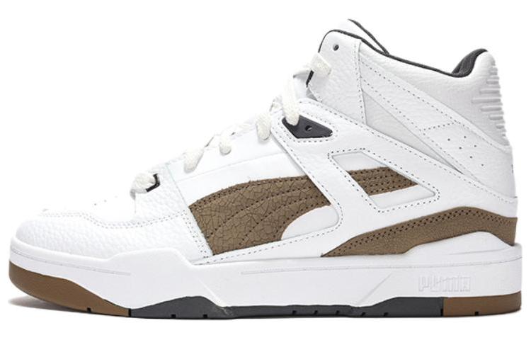 Puma Slipstream High Cracked Leather 'White Navy' 393273-01