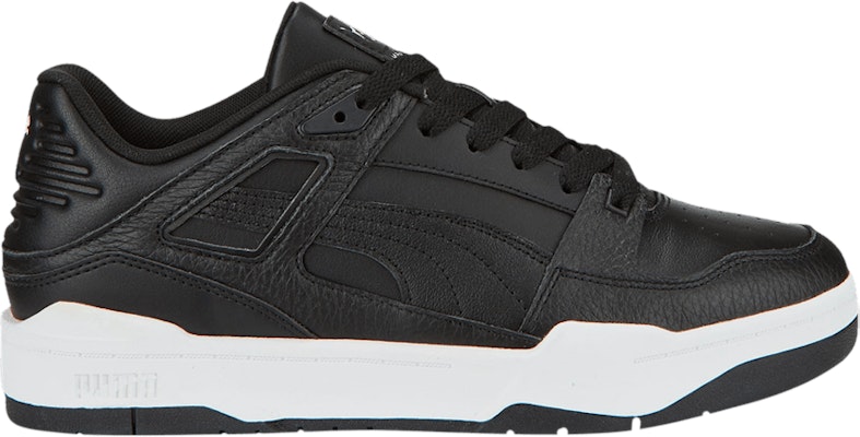 Puma shoes sales black leather