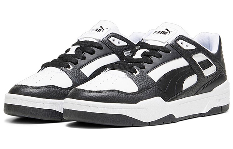 Shop プーマ スリップストリーム レザー 'ブラック ホワイト' 387544-26 387544-26