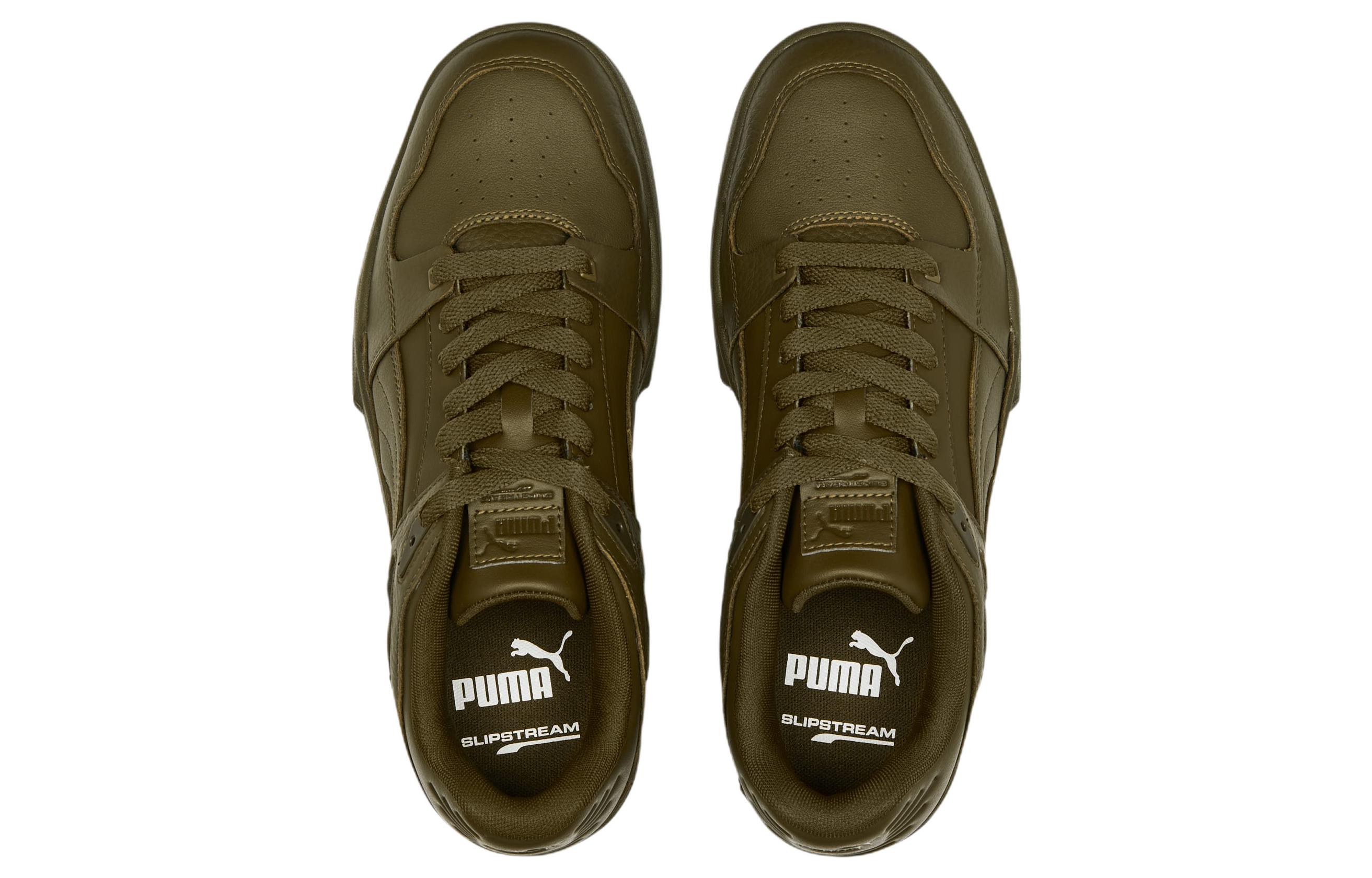 Shop Puma Slipstream Leather 'Verde Oliva' 387544-08