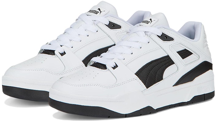 プーマ スリップストリーム レザー 白黒 (Puma Supirisutorīmu Rezā Shiro Kuro) 387544-04 Lookbook プーマ スリップストリーム レザー 白黒 (Puma Supirisutorīmu Rezā Shiro Kuro) 387544-04