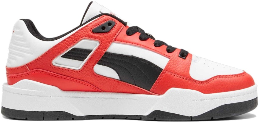 Puma Slipstream Leather 'White Black Red' 387544-25 Order Puma Slipstream Leather 'White Black Red' 387544-25