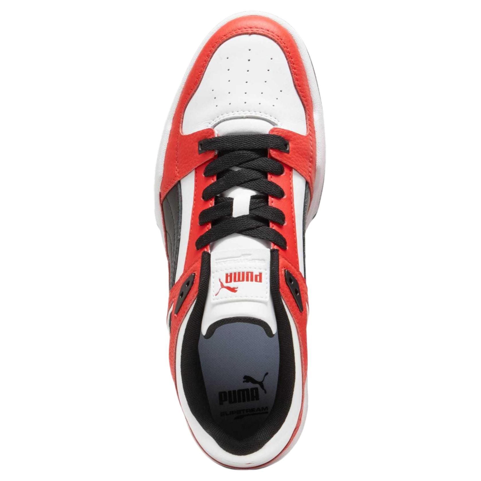 Shop Puma Slipstream Kulit 'Putih Hitam Merah' 387544-25