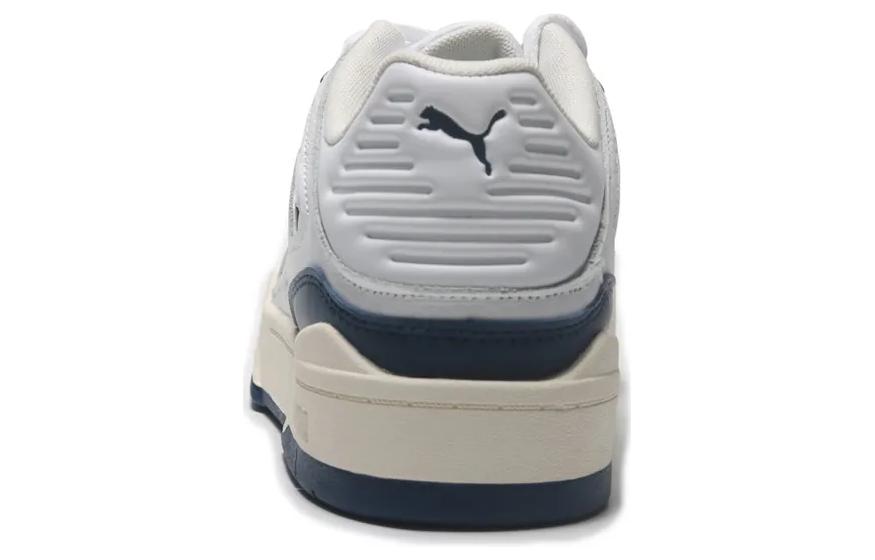 Shop プーマ スリップストリーム レザー "白/ペルシャンブルー" 387544-18