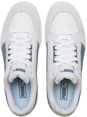 PUMA Slipstream Lo Suede FS 防滑減震耐磨 低筒 轉板鞋 男女款 白藍色 Shop PUMA Slipstream Lo Suede FS 防滑減震耐磨 低筒 轉板鞋 男女款 白藍色