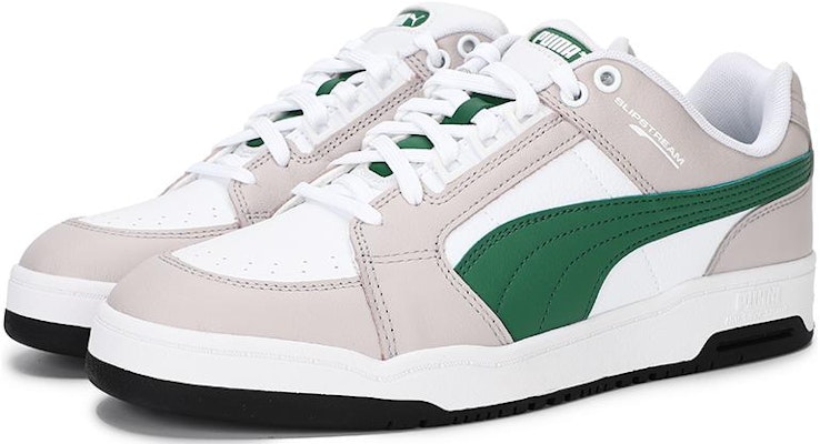 PUMA Slipstream Low 防滑耐磨減震 低筒 球鞋 男女款 灰白綠 Lookbook PUMA Slipstream Low 防滑耐磨減震 低筒 球鞋 男女款 灰白綠