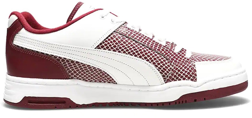 PUMA Slipstream Low Vintage 休閒 蛇紋 低幫 板鞋 男款 酒紅白 Order PUMA Slipstream Low Vintage 休閒 蛇紋 低幫 板鞋 男款 酒紅白