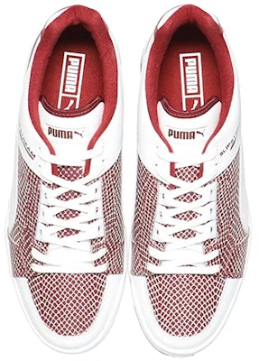 PUMA Slipstream Low Vintage 休閒 蛇紋 低幫 板鞋 男款 酒紅白 Shop PUMA Slipstream Low Vintage 休閒 蛇紋 低幫 板鞋 男款 酒紅白