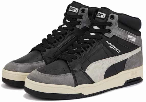 彪马 Slipstream Mid Heritage '黑灰' 高帮篮球鞋 386545-04 Lookbook 彪马 Slipstream Mid Heritage '黑灰' 高帮篮球鞋 386545-04