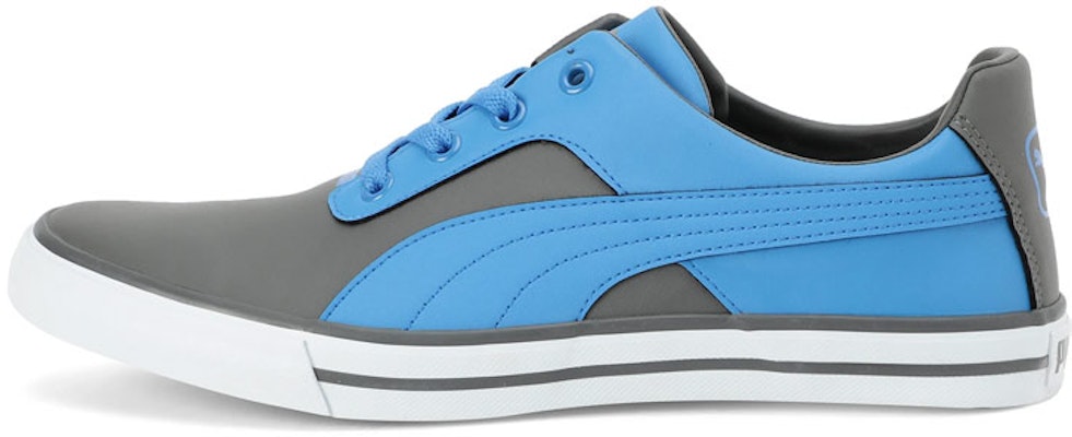 Puma Slyde Knit MU IDP 復古百搭 低筒休閒板鞋 灰藍拼色 Buy Puma Slyde Knit MU IDP 復古百搭 低筒休閒板鞋 灰藍拼色