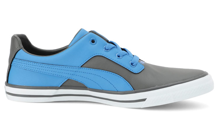 Order Puma Slyde Knit MU IDP 復古百搭 低筒休閒板鞋 灰藍拼色