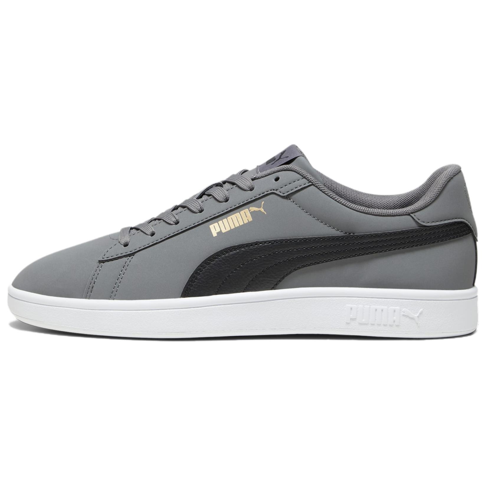 Puma Smash 3.0 Buck Low-Top Gray Sneakers - Comfortable & Durable Style 392336-02
