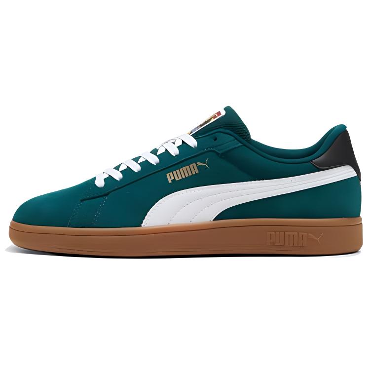 Puma Smash 3.0 Lightweight Comfort Low-Top Sneakers Green White 397484-01