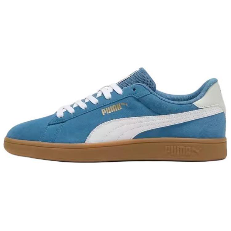 Puma Smash 3.0 Retro Low-Top Sneakers Blue White Comfortable & Durable. 397484-02