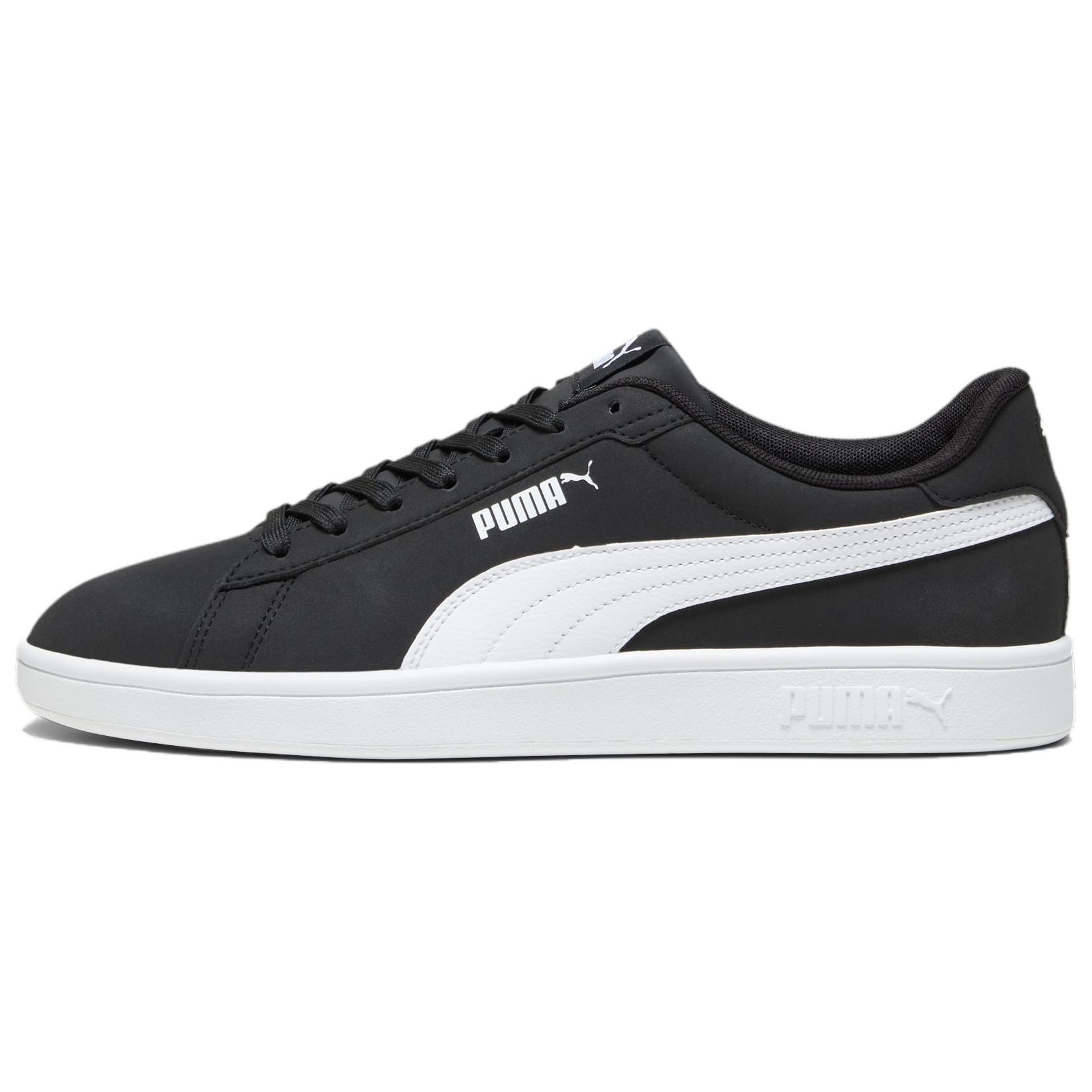 Puma Smash 3.0 Suede Buck Low-Top Sneakers Black 392336-01