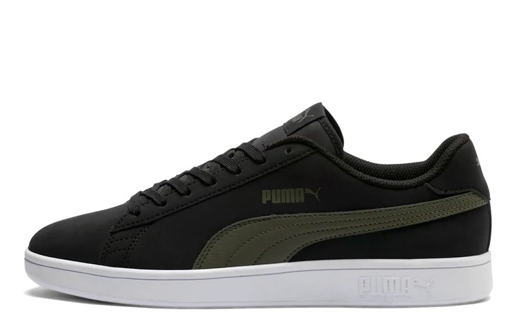 Puma Smash Buck V2 Casual Board Shoes Black/Green