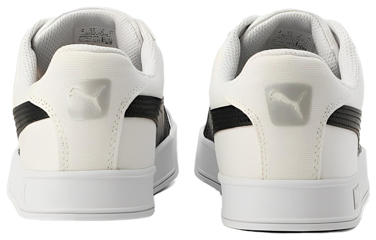 Shop PUMA 防滑耐磨 低筒 滑板鞋 男女款 黑白