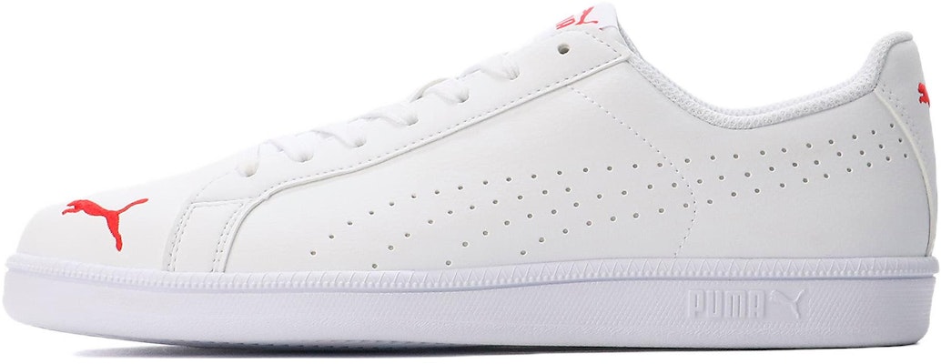 Puma Smash Cat Purf FS SL 'White Red' 387796-01 Buy Puma Smash Cat Purf FS SL 'White Red' 387796-01