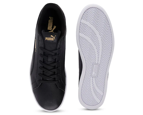 푸마 스매시 FP 블랙/골드 (Puma Smash FP Black/Gold) 363721-01 Shop 푸마 스매시 FP 블랙/골드 (Puma Smash FP Black/Gold) 363721-01
