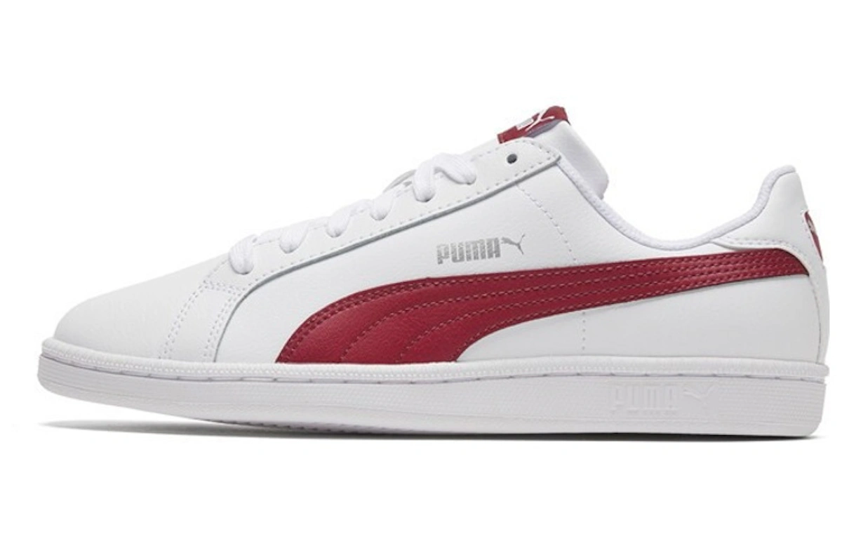 Puma Smash Leather 'White Tibetan Red'